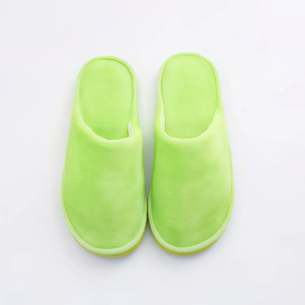 

Non-Slip Winter Home Warm Slippers EVA Soft Fabric Warm Cotton Shoes Autumn And Winter Comfortable Household Floor Slippers