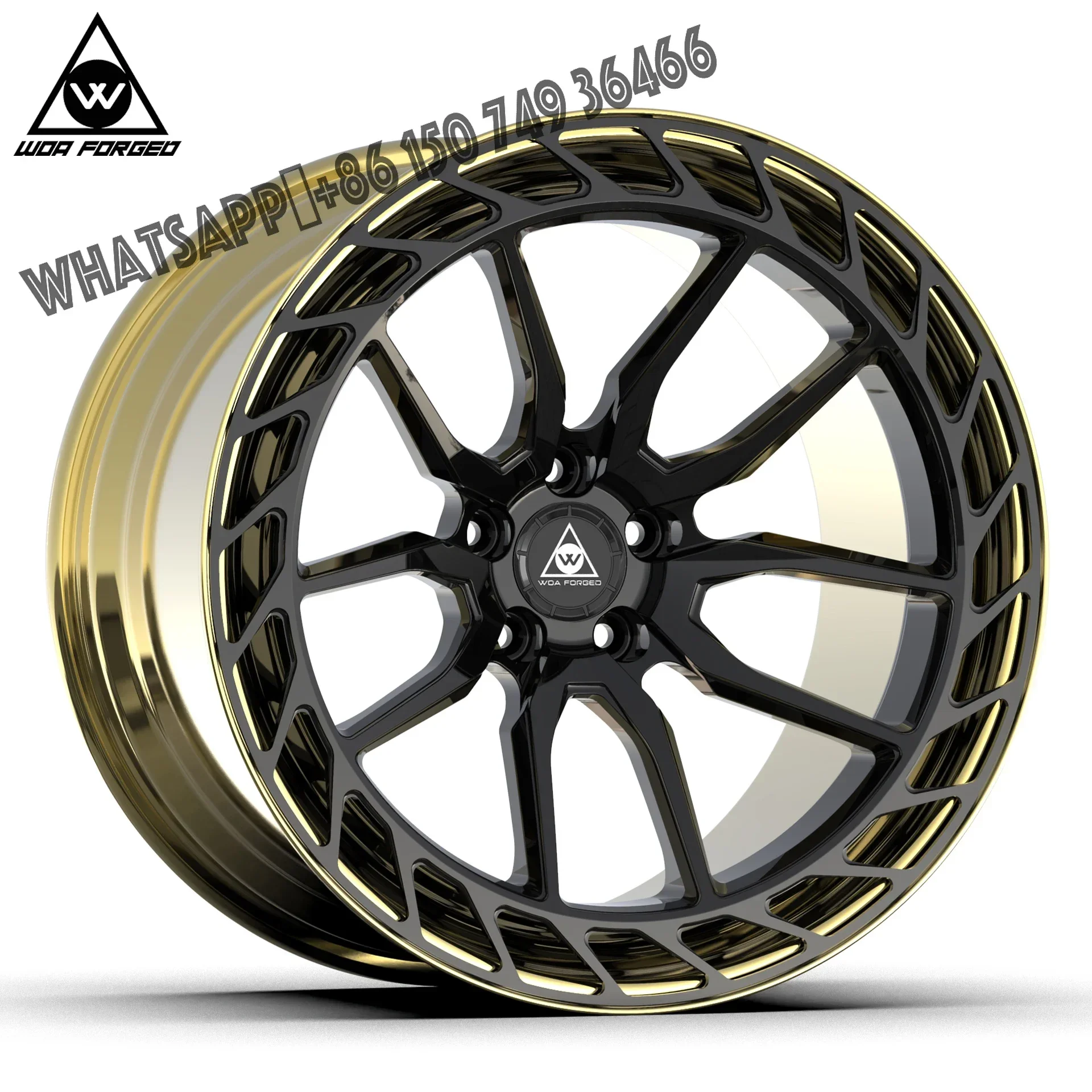 

2-piece 20 21 22 23 Inches Carbon Fibre Wheels Rim Forged Wheels for SF90 911 R8