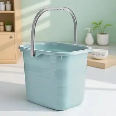 

Household Plastic Water Bucket With Handle Multipurpose Bucket For Home Garden Beach Cleaning Storage Sand Paint Durable Large
