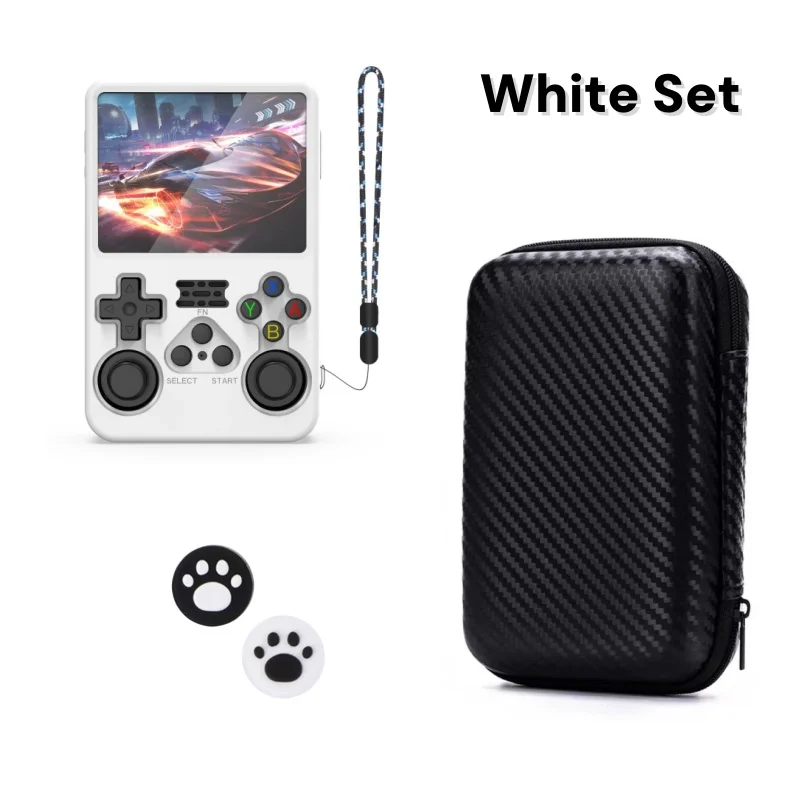 4 IN 1 for R36S Game Console Storage Bag &  Joystick Cap & Silicone Case for Game Accessories view 2