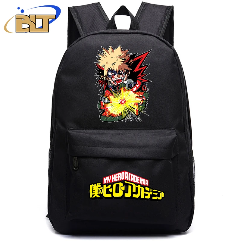 

My Hero Academia Anime Print Student Backpack Casual Shoulder Friendly for Boys and Girls School Daypack