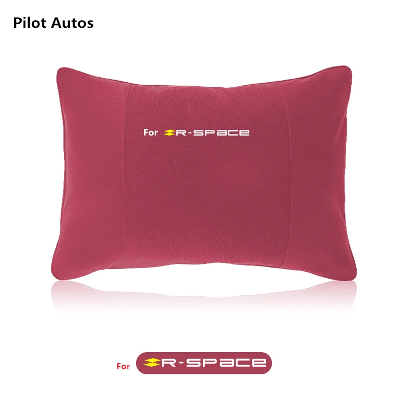 For Renault For R-Space Car Headrest Waist Pillow Rest Cushion Seat Headrest Driver Lumbar Support Leather Memory Cotton