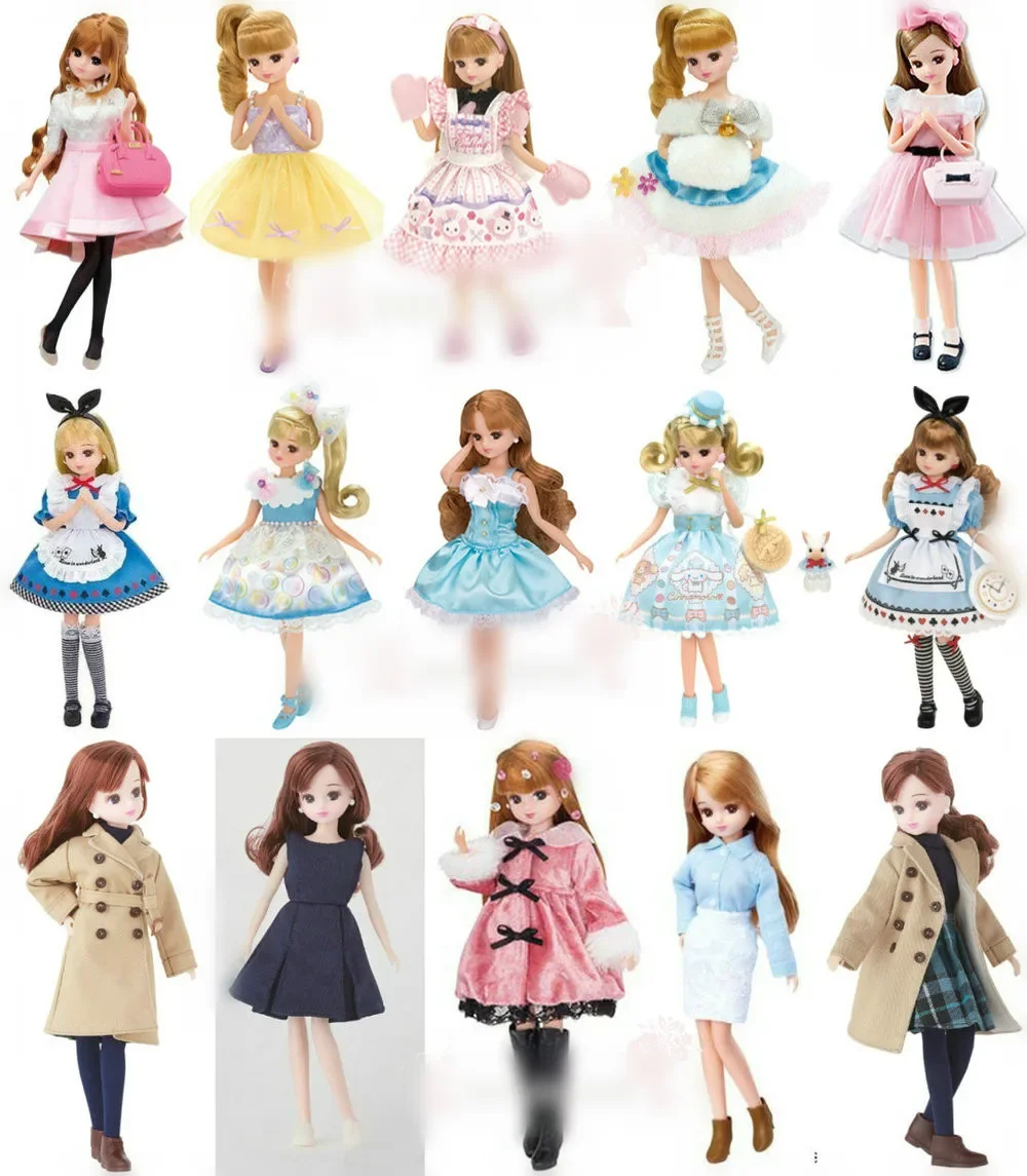 

2019 Lica Doll 23cm Simulation Princess Lijia Girls Toy Blyth Little Doll Gift Baby Doll Toy