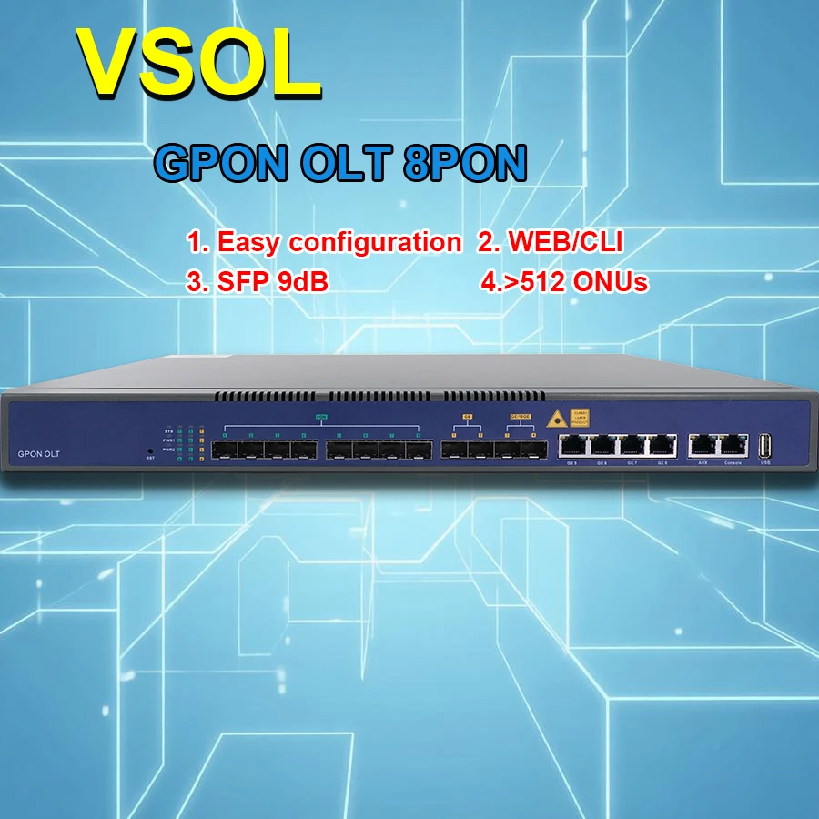 Ftth Vsol 8PON Gpon…
