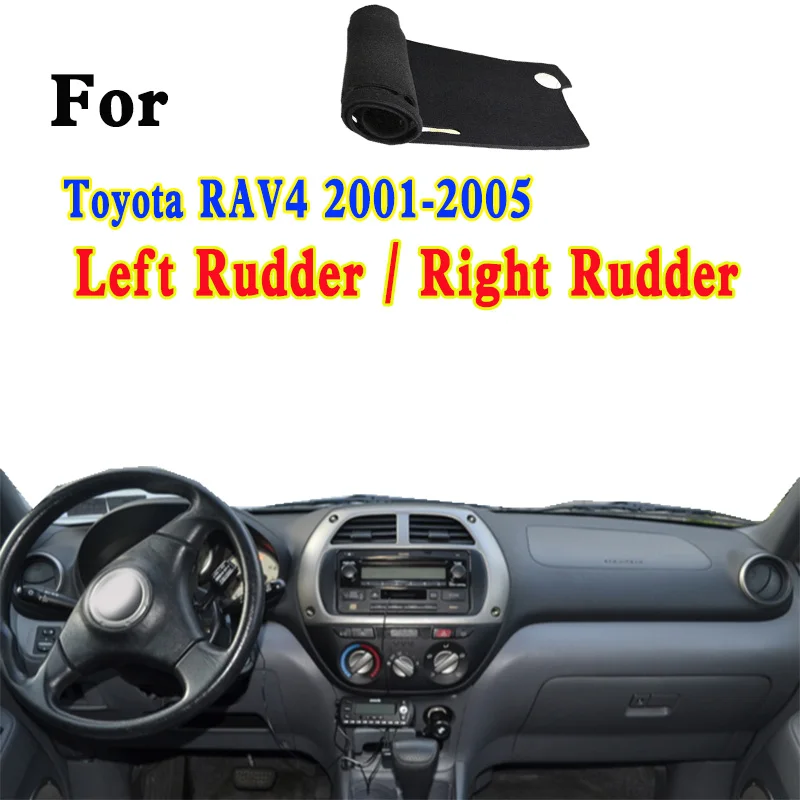 

For 2001-2005 Toyota RAV4 Mk2 A25 A26 Car-Styling Dashmat Dashboard Cover Instrument Panel Insulation Protective Pad Ornaments