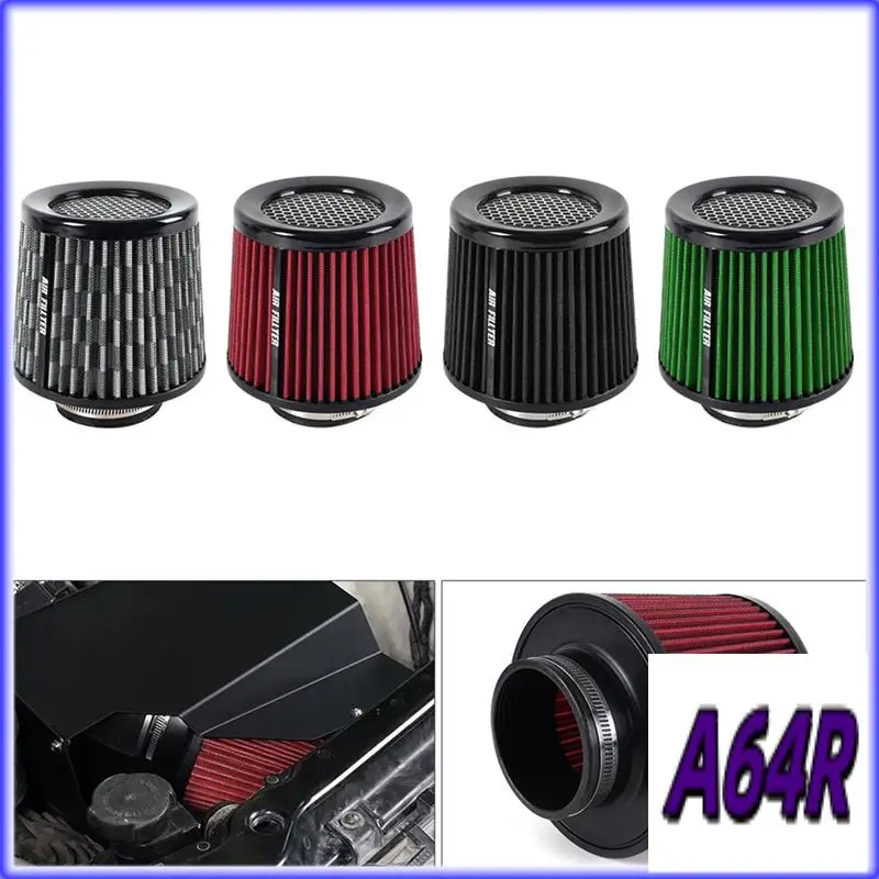 

R4-автомобильный воздушный фильтр 76 мм, воздушный фильтр с высоким расходом, грибовидный фильтр, 3 дюйма