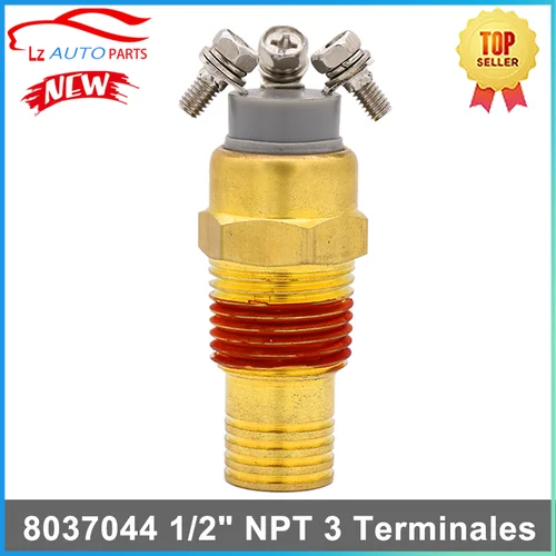 Imagen 1 del producto Sensor de interruptor de control de temperatura de doble función, 1/2 "", NPT, 3 terminales, 8037044 8037044P, para alta resistencia