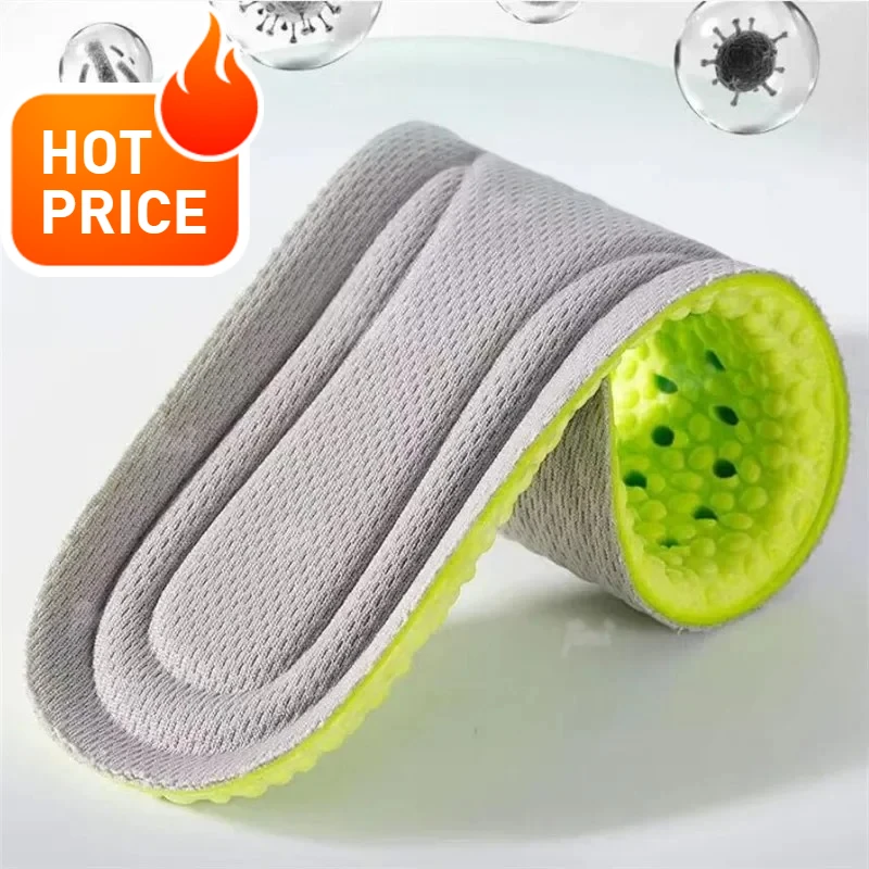 

New Sport Shoes Insole Comfortable Plantar Fasciitis Insoles for Feet Man Women Orthopedic Shoe Sole Running Accessories