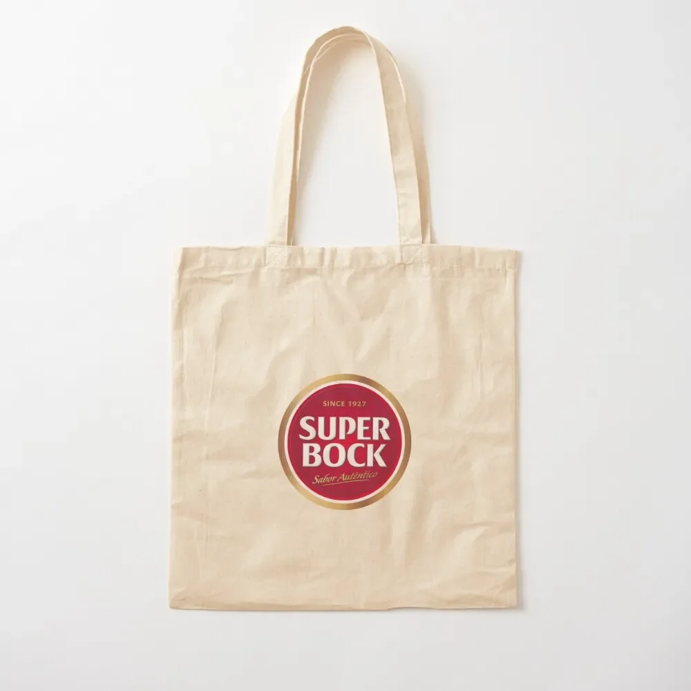 

super bock since 1927 logo Tote Bag large tote bag reusable shopping bag Canvas Big