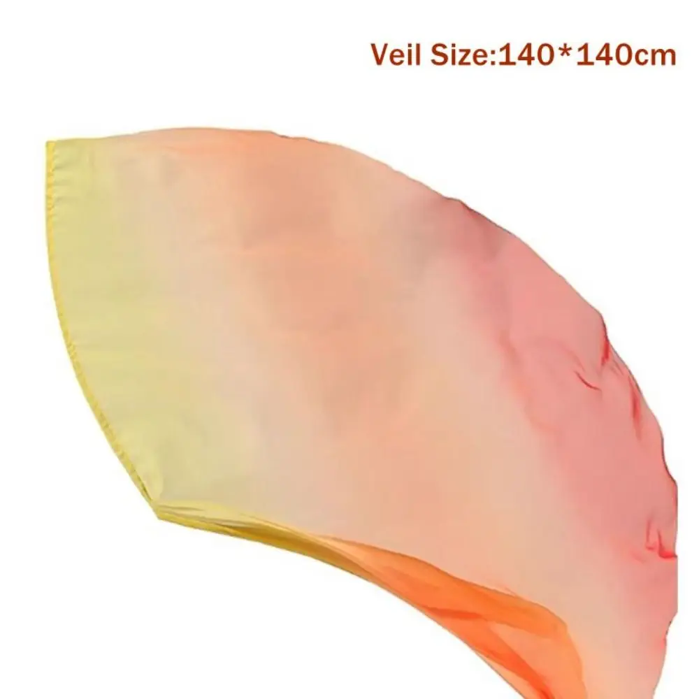 with Telescopic Sticks Belly Dance Accessories Props Multicolor Dance Party Semi-circular Flags Lightweight Scalable Rods