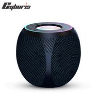 Cyboris T202 Bluetooth Speaker 15W IPX7 Waterproof Mini Outdoor Portable RGB Lgiht Wireless Speakers Subwoofer Hands Free Call