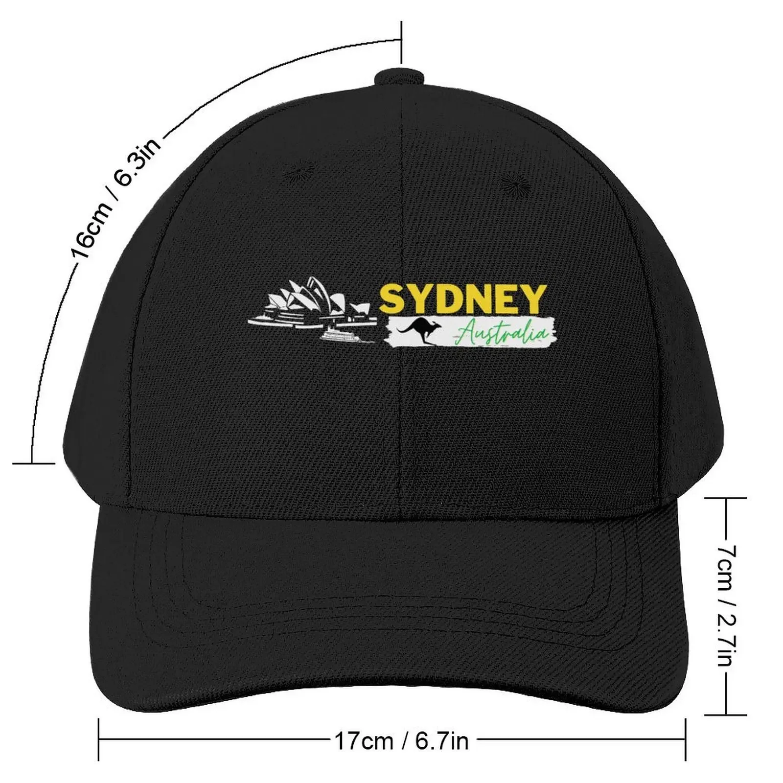 SYDNEY Australia kangaroo Baseball Cap Christmas Hat Sun Cap Snap Back Hat Female Men's