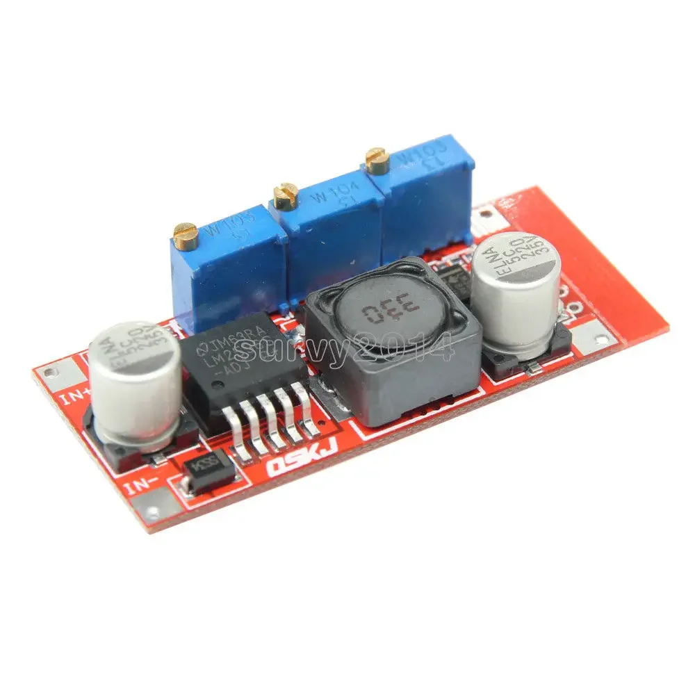 

LM2596 DC-DC Step Down CC CV Power Supply Module LED Driver Battery Charger Adjustable LM2596S Constant Current Voltage