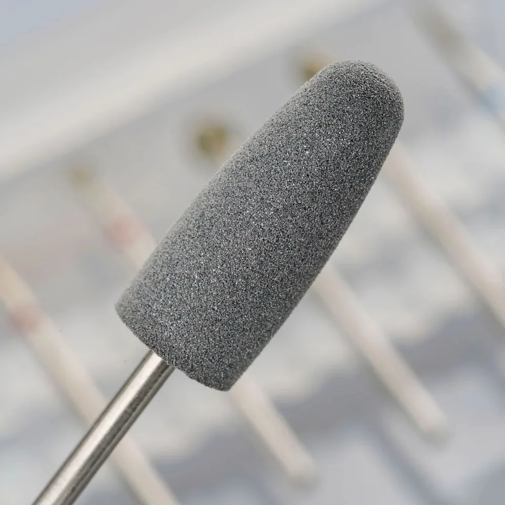 6 pz/set Lime per unghie con sabbia diamantata Trapano Strumenti per unghie Set manicure elettrico Testa di molatura per unghie per rimuovere l'acrilico