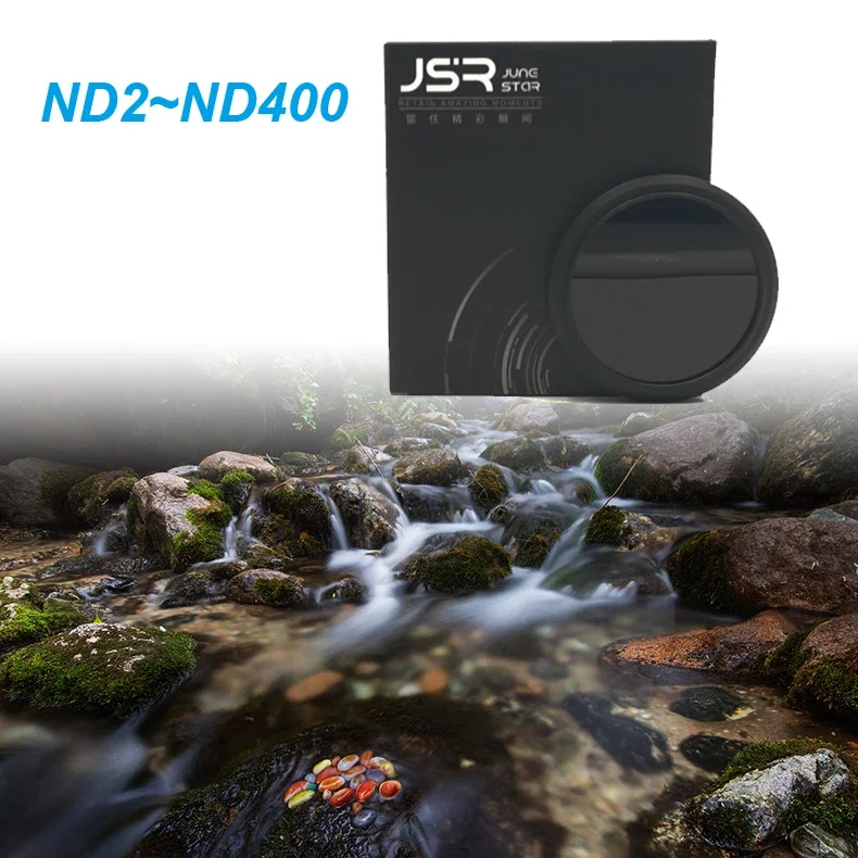 니콘 캐논 소니용 조정 가능한 ND2-400 중립 밀도 페이더, 가변 ND 필터, 37 40.5 43 46 49 52 55 58 62 67 72 77 82 86 mm
