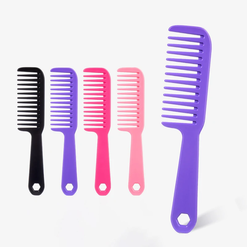 

1 шт. расческа с широкими зубьями, антистатическая расческа для волос, прочная расческа для волос, подходящая для всех причесок, специально для настоящих париков из волос