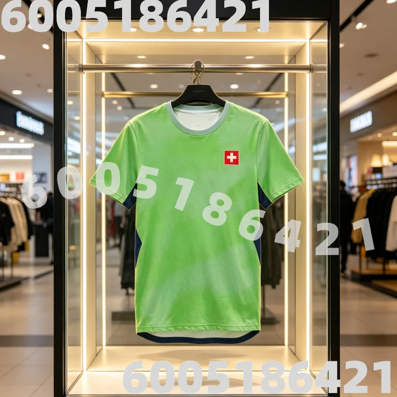 

2026 Fashion Swiss New Men's T-shirt, Swiss Football Jersey, Team Summer Training Uniform, Adult Sports Top Family Kids Tees