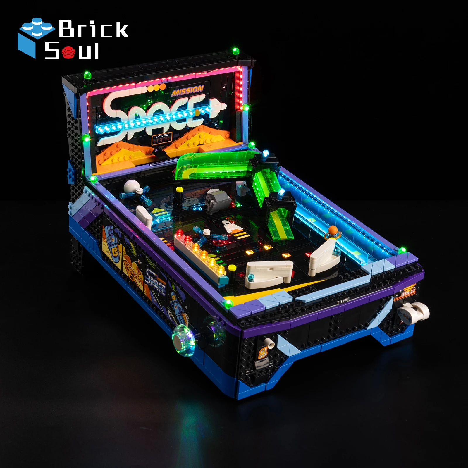 طقم إضاءة LED من BrickSoul منا - مراجعة Pinball Machine وسعره