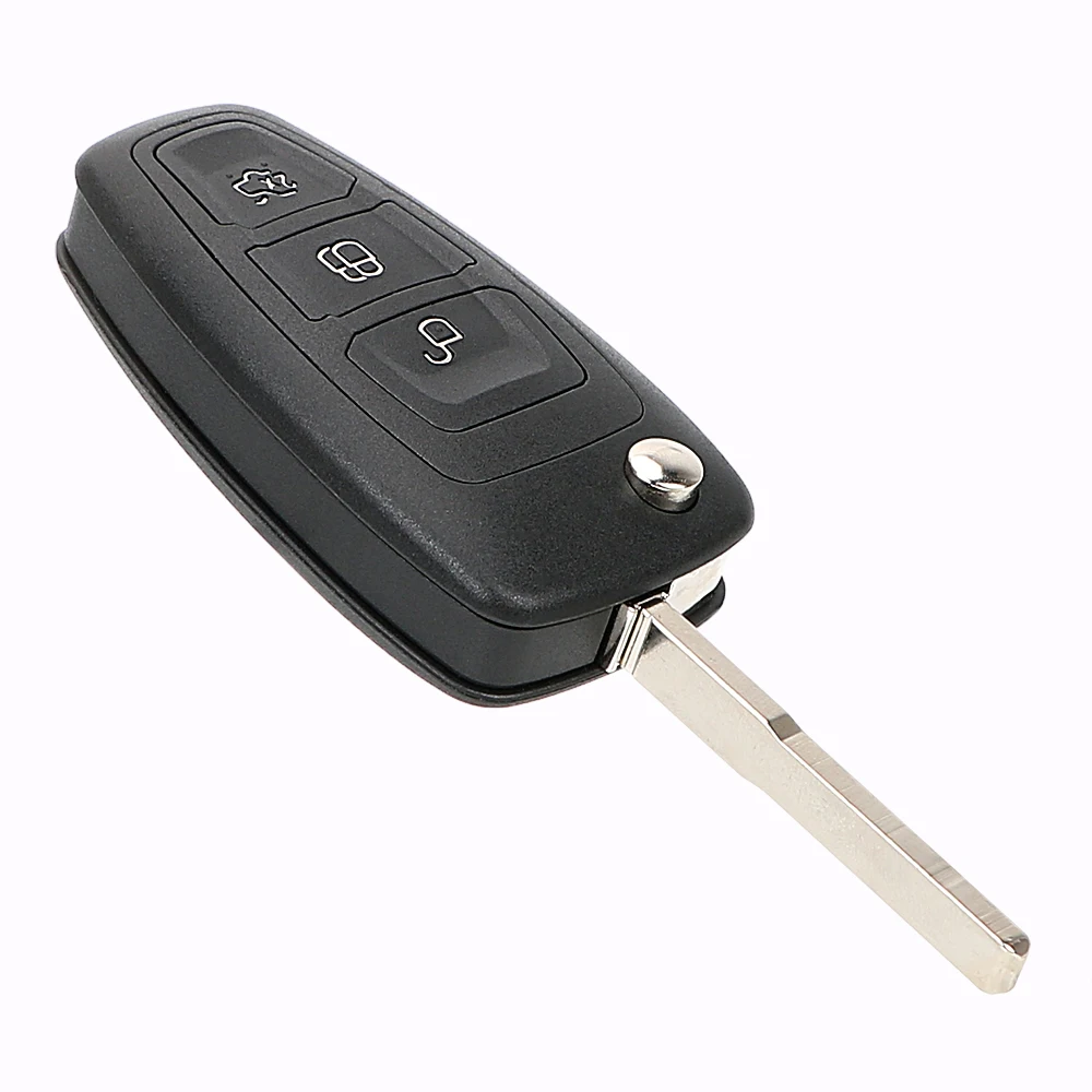 

3 Buttons Car Key Case Blank Blade Shell Automotive Accessories Replacement Error Free For Ford Focus 3 4 MK3 MK4 Fiesta Mondeo