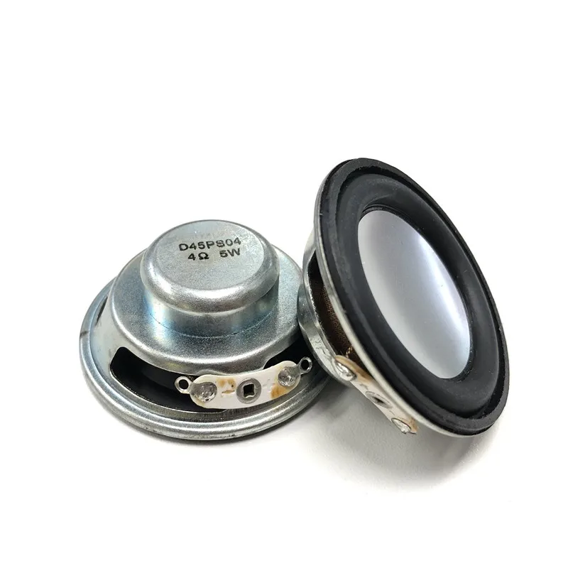 2 stücke hochwertige Lautsprecher horn 3w 5w 4/4,5 Ohm Durchmesser 45mm cm Mini-Verstärker Gummi dichtung Lautsprecher Trompete