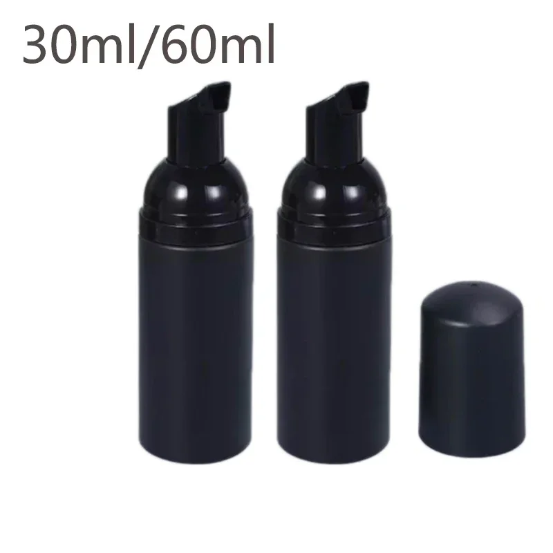 10/30/50pcs Black Plastic Foam Pump Bottle Empty Face Bottle Cleaner Soap Eyelashes Cosmetic  Dispenser Foam Bottle  containers