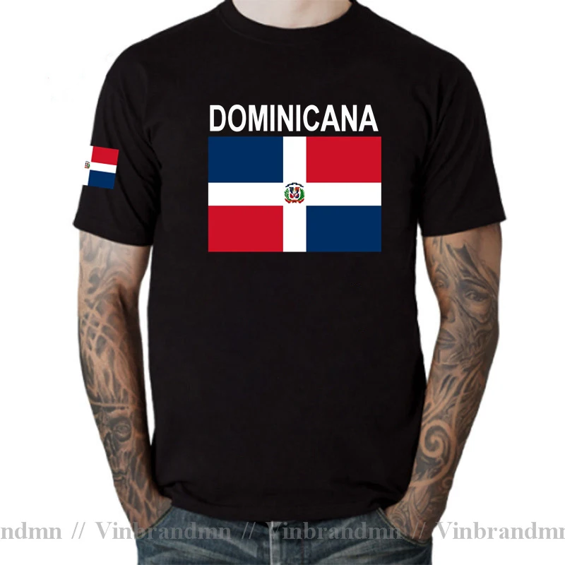 Dominican Republic Dominicana DOM Men T shirts Jerseys Nation Team Tshirt Cotton T-shirt Gyms Clothing Top Tees Country Dominica