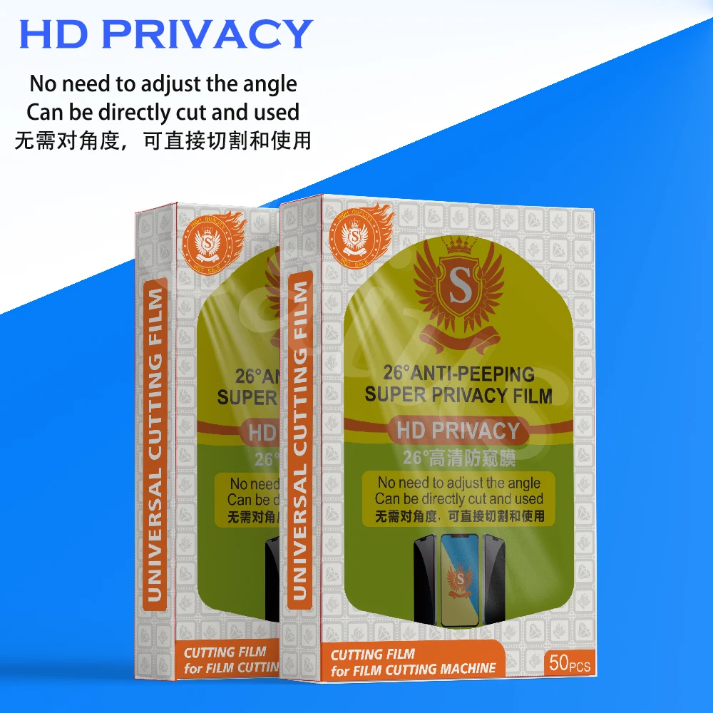 30pcs Now 26 ° HD privacy screen film No need to adjust the angle Can be directly cut and used Privacy protection film 180*120mm