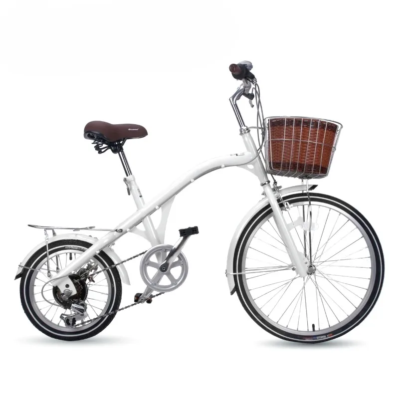 

16/24 Inch 6 Speed City Leisure Ladies Bike Stylish Retro Bike Cruiser Bike