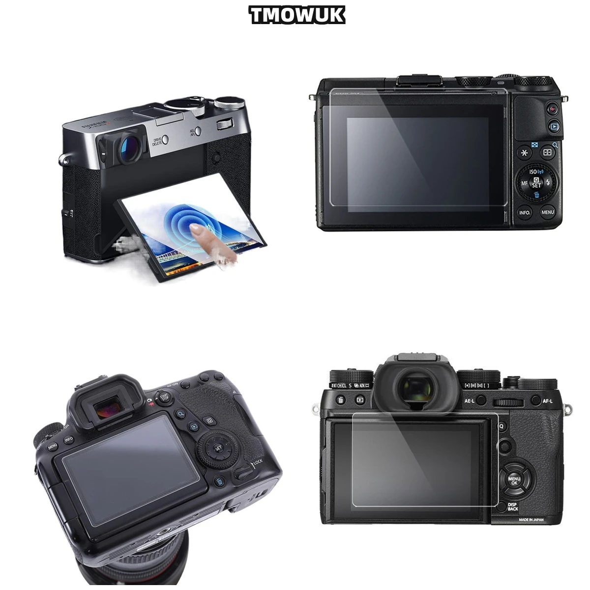 

For Fujifilm XA3 A5 A10 A20 XT1 XT2, Durable 9H Tempered Glass Screen Cover