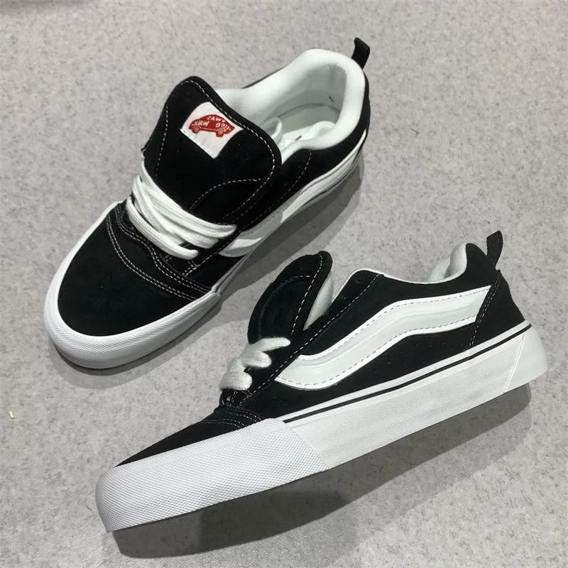 classic-bla-white-striped-suede-slip-on-casual-oes-ex-bread-oe-sle-youth-trendy-breathable-flat-heel-rubber-sole