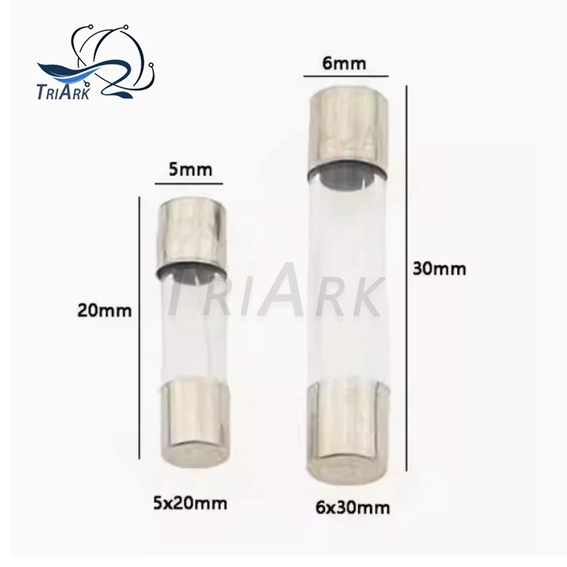 20PCS Glass Fuse 5*20mm 6*30mm 250V 0.1A 0.5A 1A 2A 3A 3.15A 4A 5A 6A 8A 10A 15A 20A 30A 5x20 6x30 Tube Fast blow Fuse Assorted