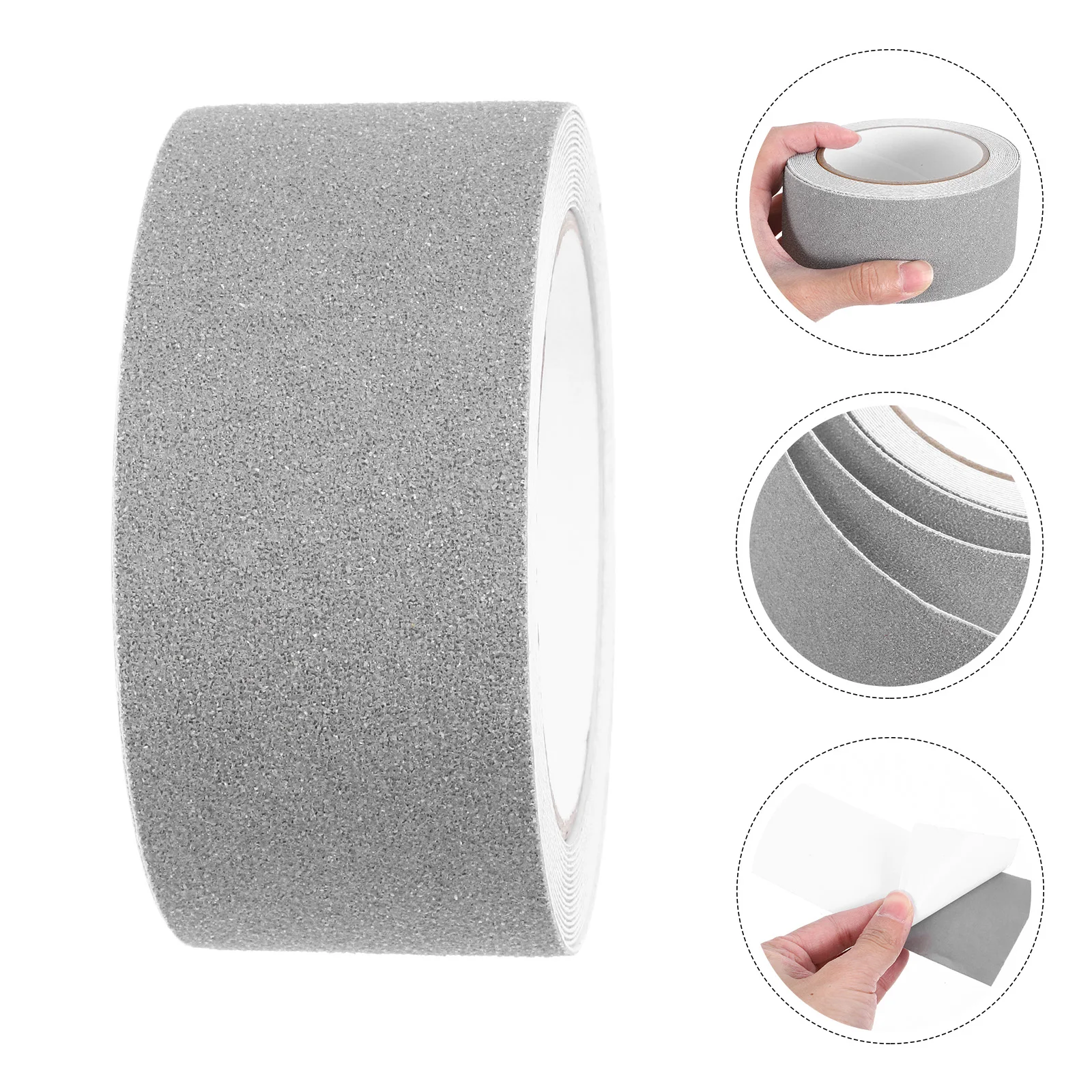 3 pçs fita fosca para escadas pvc aperto à prova dwaterproof água piso ao ar livre antiderrapante piso fita de alta aderência para adesão escadas