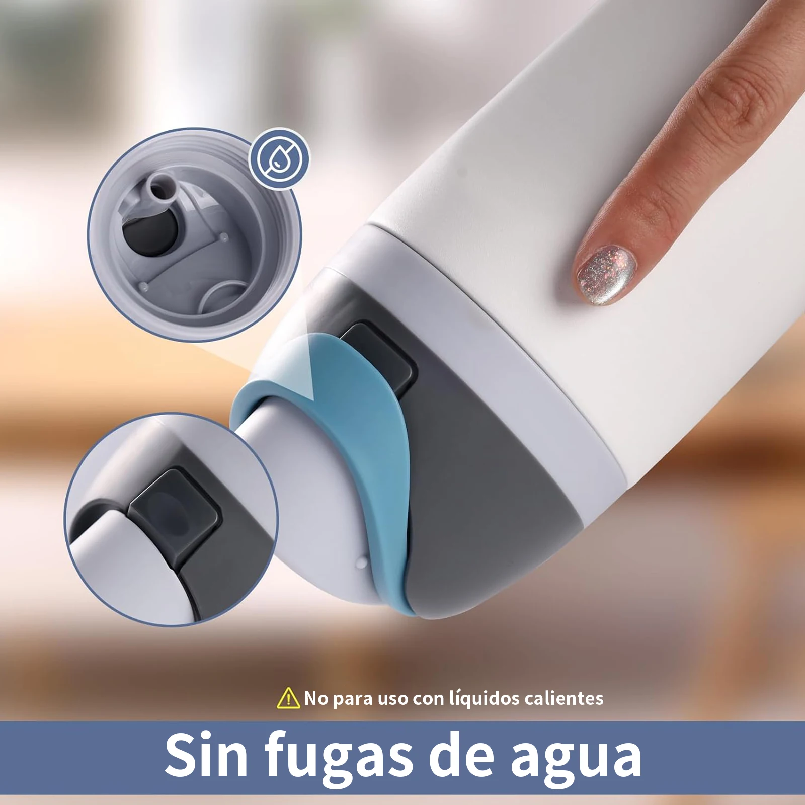 ウォーターボトル用交換蓋、16オンス、24オンス、32オンス、40オンスボトル用プレミアムアクセサリー ﻿