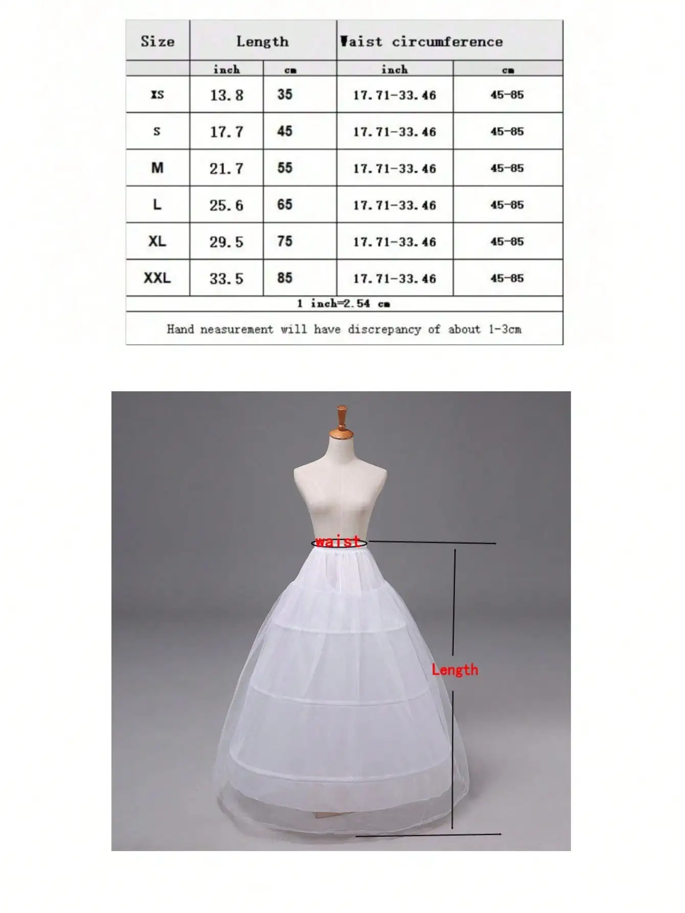Children Petticoat 3 Hoop Skirt Petticoat Lolita Skirt Kids For Flower Girls Dresses Little  Crinoline image 6