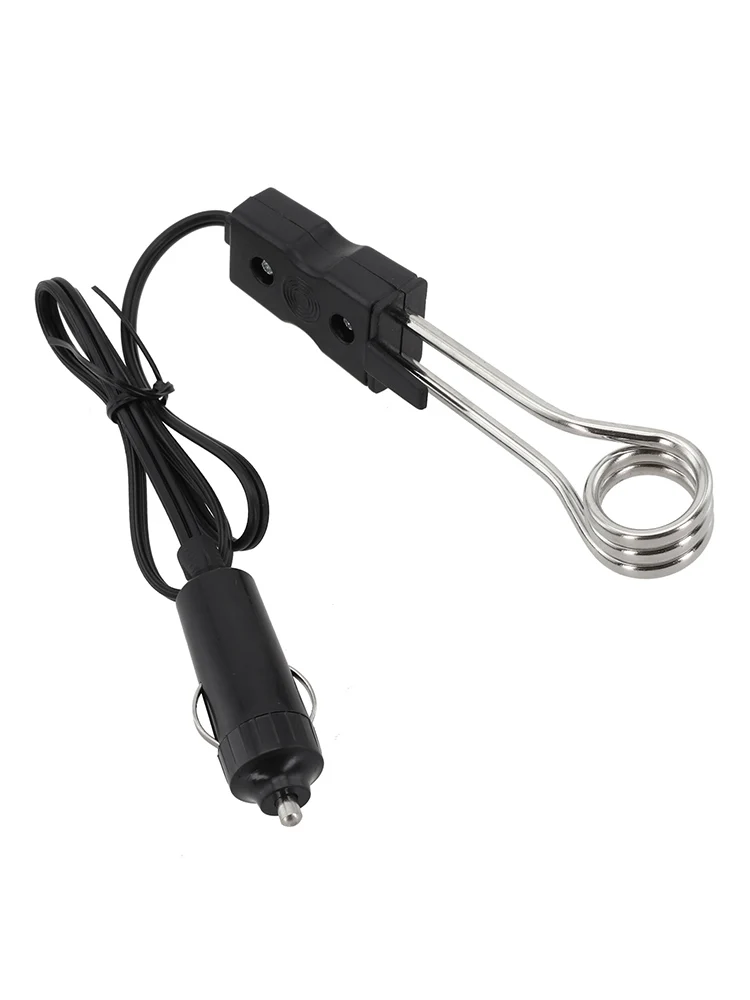 Zupełnie nowy grzejnik samochodowy grzejnik zanurzeniowy samochód zanurzeniowy wykwintne części kubka 120W Element czajnik 12V praktyczny 1 szt.