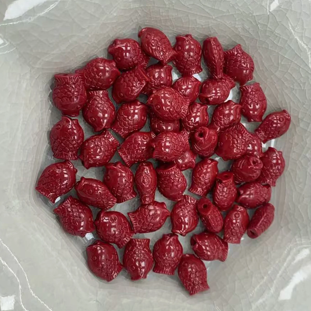

30Pcs Wholesale Shell Beads Shell Powder Isolation Beads For Jewelry Making DIY Necklace Bracelet Earrings Accessory