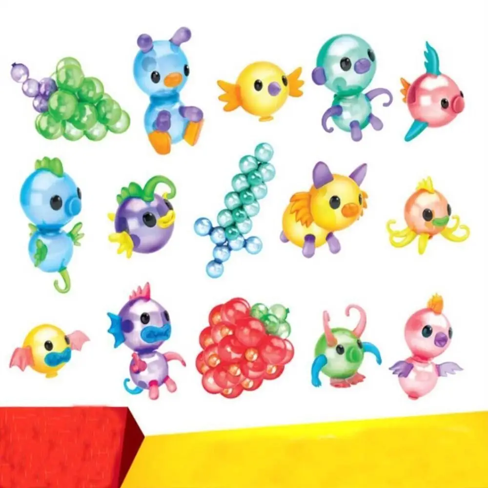 Nuovissima produzione manuale Ragazza fai da te incoraggiante Bobo Ball Lnflatable Bubble Machine Squeeze Ball Generator Bobo Sticky Toy