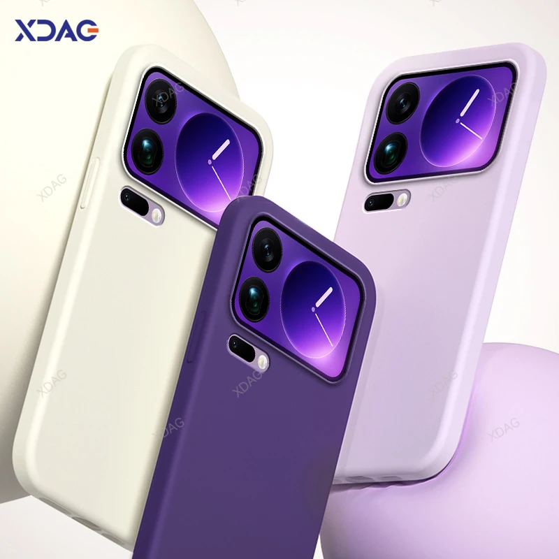 الأصلي مربع السائل سيليكون جراب هاتف ل Xiaomi 17 برو ماكس 17Pro 5G لون الحلوى لينة للصدمات الغطاء الخلفي قسط دائم