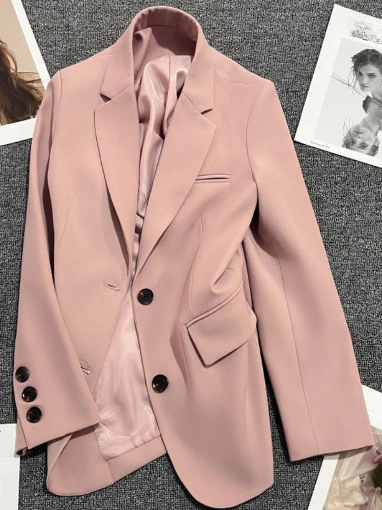 2024 Spring Autumn New Temperament Commuting Blazer Women Advanced Sensible Fried Street Suit Top Coats Jacket Women Clothing