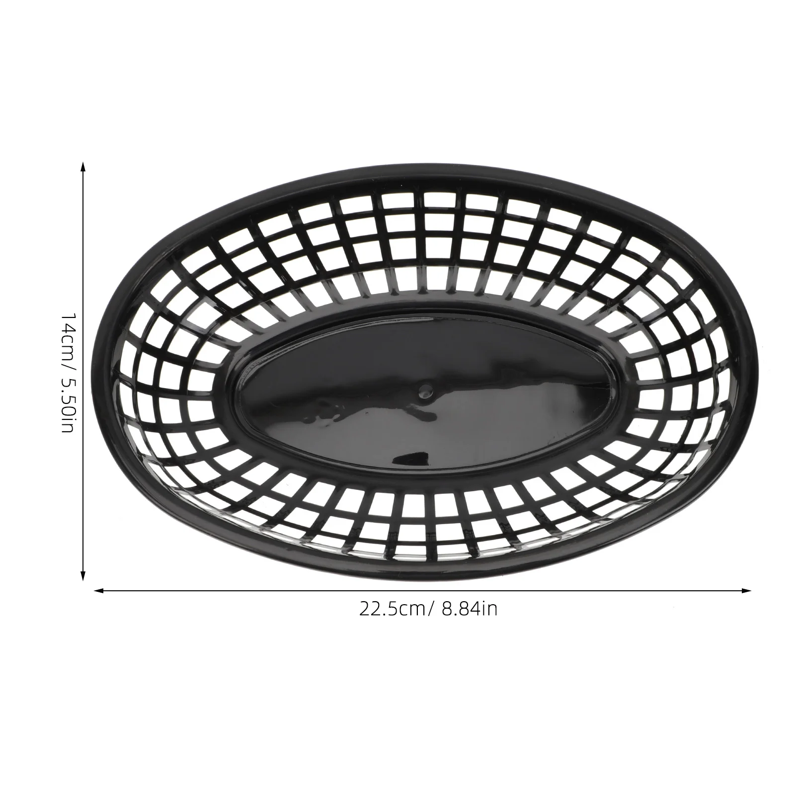 

12 Pcs Fast Food Basket Boat Shaped Space-saving Serving Fry Container Storing Fried Retro Plastic Baskets for Practical