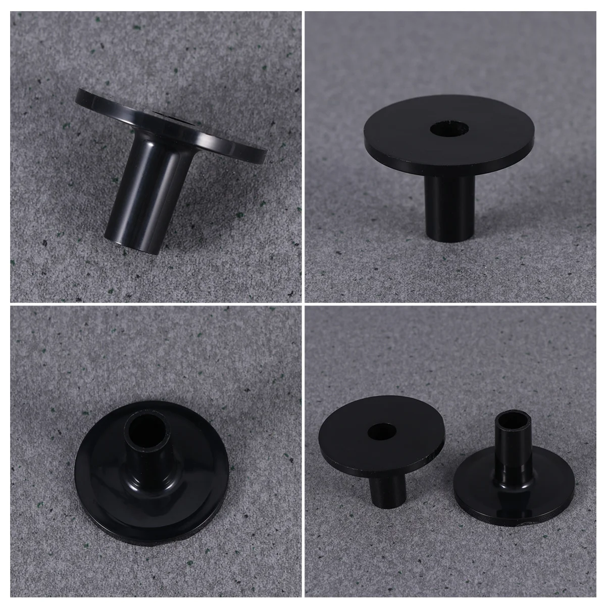 

8Pcs Drum Cymbal Sleeves Plastic Cushion Durable Protective Casing for Drum Cymbal Stands Percussion Accessories Black