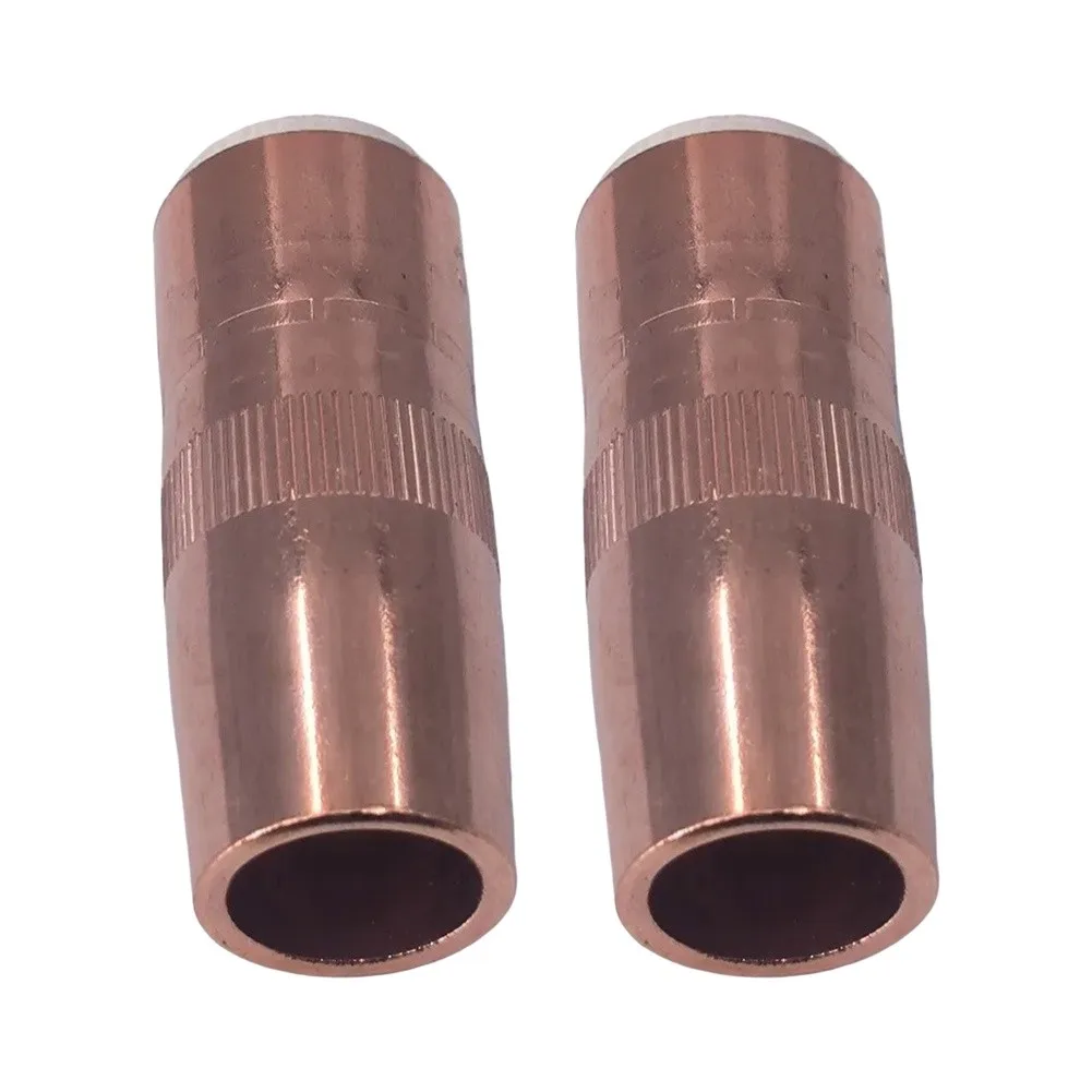 2 Pieces Copper Welding Nozzle N5814C 14 Inch Tip Fluted 58 Inch Orifice for Bernard for mig Welding Gas Accessories