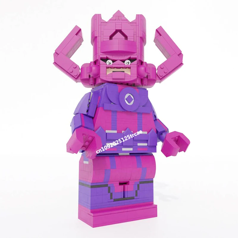 

New 1077Pcs Famous Hero Movie Moc Miniature Character Buildable Figure Model Building Blocks Diy Creative Ideas Kids Toys Gifts