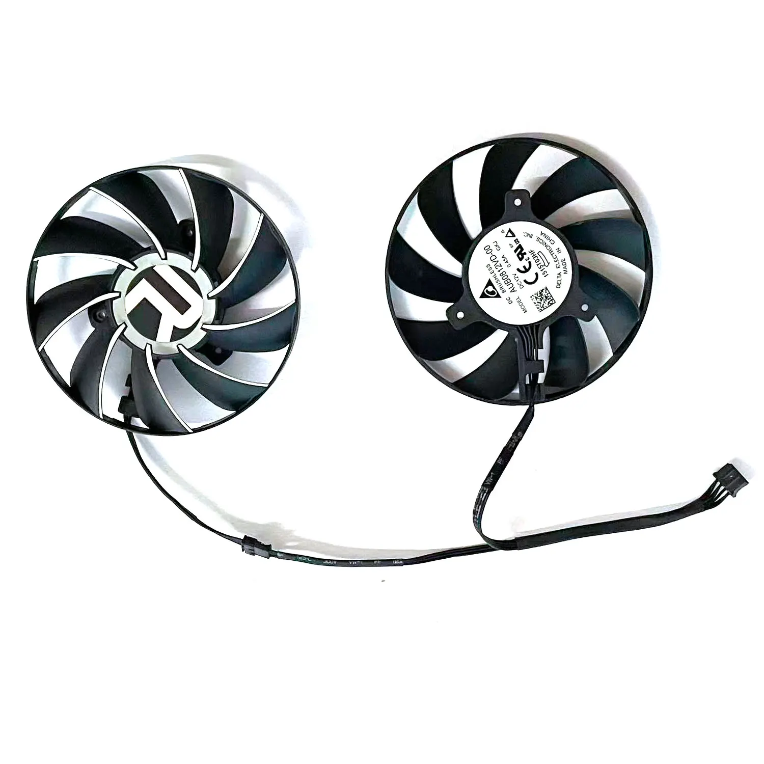 Ventilador de refrigeración de tarjeta gráfica AMD RX6700 6700XT, Original, 85MM, 4 pines, AUB0812VD-00, DC 12V, 0.45A