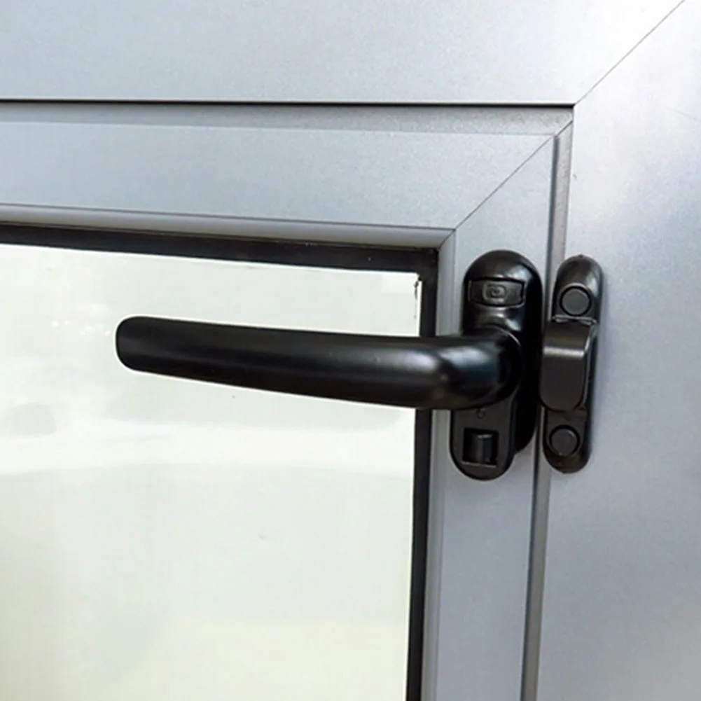 Window Handles Lock Aluminum Alloy Universal Sash Unlock Handle Lock Buckle Anti-Theft Home Improvement Window Hardware