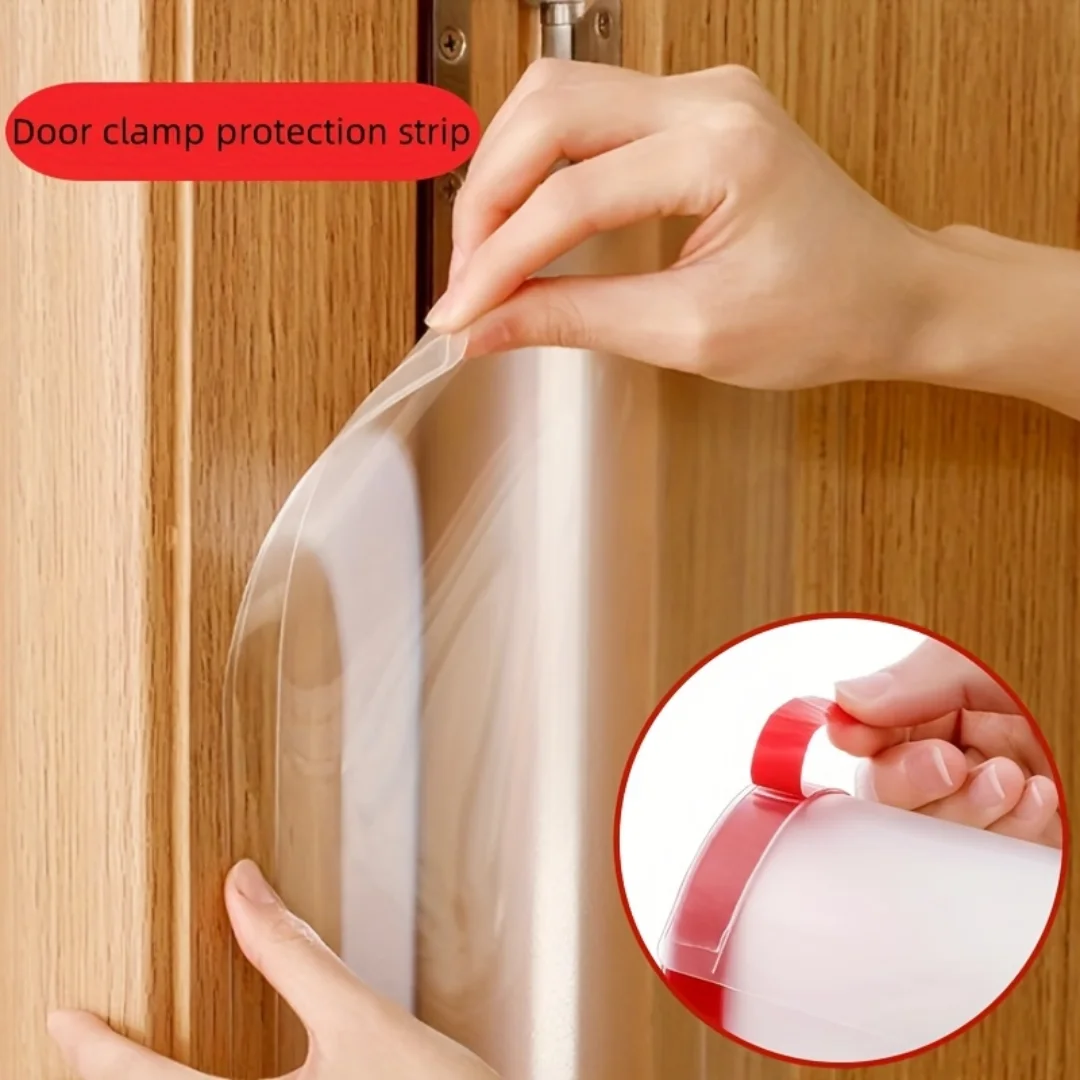 1PC 1.2mx10cm/17cm Finger Anti-pinch Door Guard Door Protector Self-Adhesive Finger Pinch Guard Door Seam Gap Blocker Seal Strip