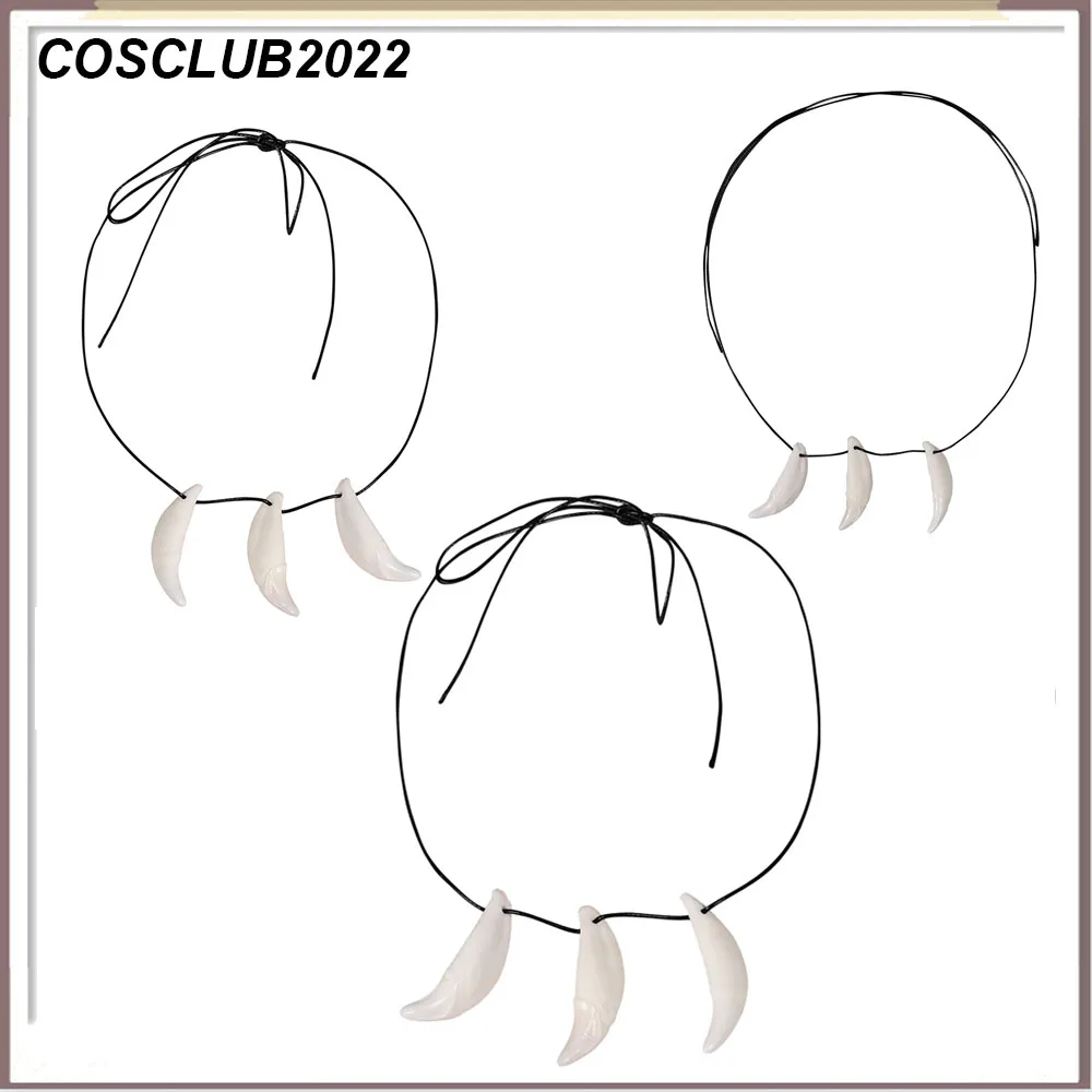 

Kraven Cosplay Necklace Neckband Adult Halloween 2024 Movie Hunter Roleplay Carnival Party Fantasia Costume Accessories Gifts