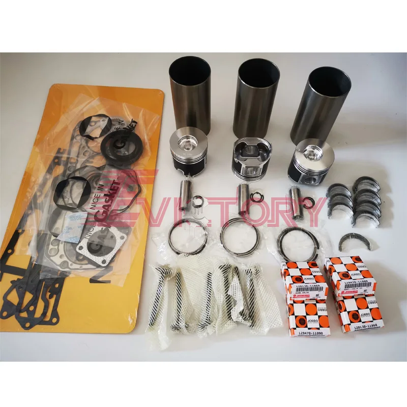 

For Yanmar S3D88E 3TNV88C 3TNV88 overhaul rebuild kit + Water pump conrod