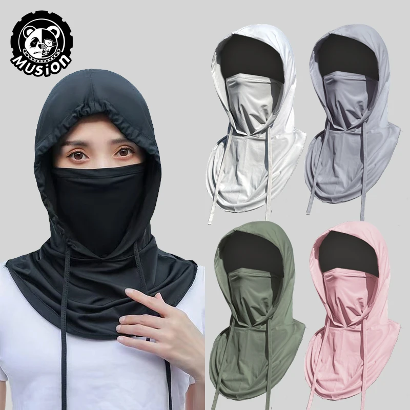 

Превосходная летняя солнцезащитная Балаклава на все лицо для пеших прогулок, кемпинга, приключений на открытом воздухе, защита от УФ-лучей шеи в комплекте