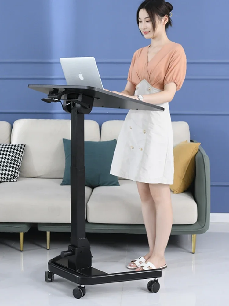 *Standing mobile lifting folding workbench Home study table Notebook office computer desk